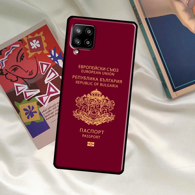 Флаг Болгарии Чехол-паспорт для Samsung Galaxy A52 A32 A12 A51 A71 A53 A33 A23 A13 A52S A14 A34 A54 A50 A70