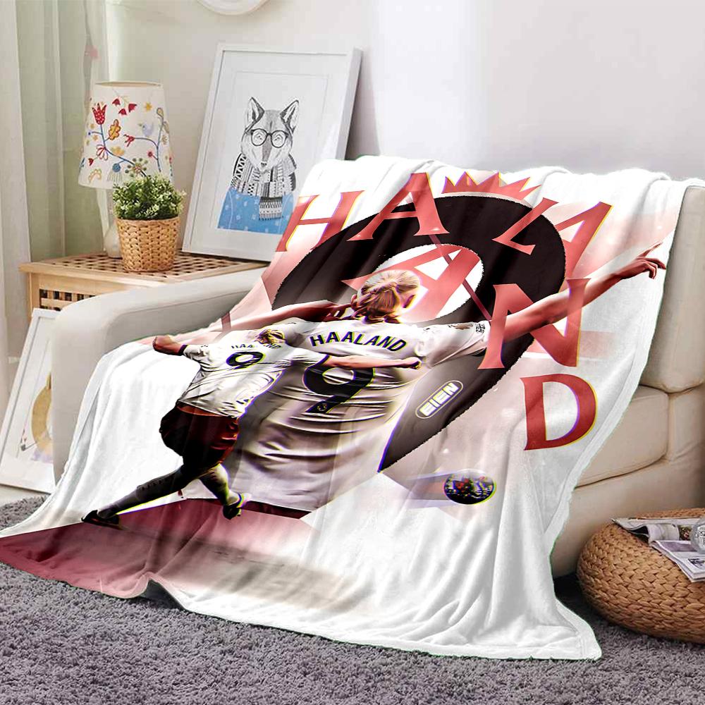 Haalands Manchester Moment Blankets Flannel Printed Breathable Warm Throw Blanket for Home Office Bedspreads 0708a82