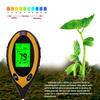 4-in-1 Soil Ph Meter Portable Lcd Screen Soil Acidity Temperature Humidity Sunlight Tester For Gardening Farming