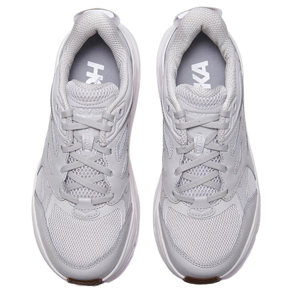 HOKA Clifton L Облачно-белые мужские кроссовки Серые 1160050-NCWT
