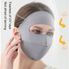 Простая защитная маска для всего лица Soilid от ультрафиолета, дышащая, мягкая, эластичная, хорошо висячая маска для ушей