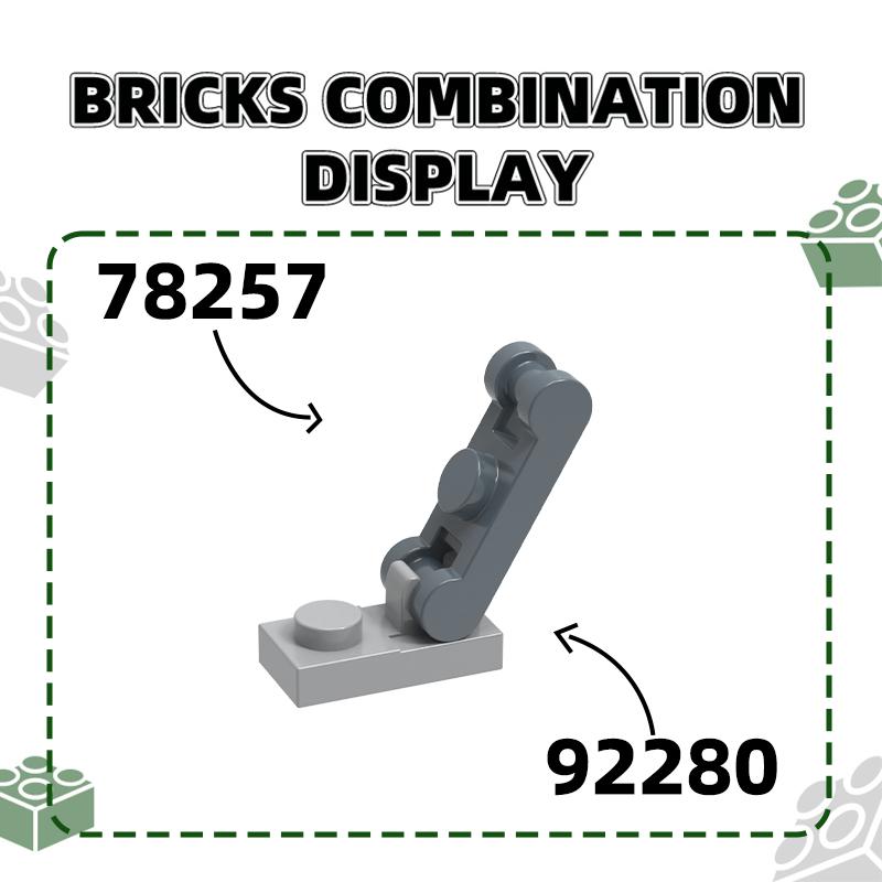 Нетоксичный 280 шт./Лот 92280 1x2 С зажимом сверху Блок Аксессуары Цвета Moc Совместимы с Коллекциями Поддержка оптом Игрушка