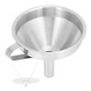 304 Stainless Steel Filling Funnel Separatory Oil Beer Coffee Water Liquid Funnel Kitchen ToolMedium Size 13cm