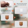 Wall Mounted Owl Key Hook Will Open Eyes Hanging Rack Keychain Organizer Hooks  Home Decoration