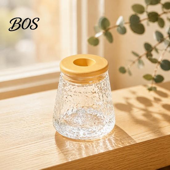 Clear Glass-Like Container Hydroponic Planter with Lid, Plant Propagation Station, Desktop Vase for Cuttings Flower Cuttings, Home Office Desk