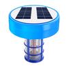 Solar Pool Ionizer Automatic Floating Pool Cleaner with LED Lights Solar Charging Chlorine-Free Pool Water Purifier Ionizer for Above Ground