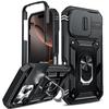 Case For iPhone 16 15 14 13 12 11 Pro XS Max XR Plus Camera Slide Military Grade Armor Protection 360 Degree Rotate Armor Cover
