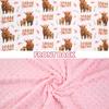 Highland Cow Lovey Baby Blanket for Boys Girls Soft Fleece Minky Blanket with Dotted Backing Double Layer Newborn Toddler Blankie for Nursery
