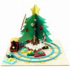 Sankei Миниатюрное искусство Мини Рождественская елка Бумажное ремесло MP05-11