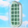 2-in-1 Water Bottle Ice Tray with Straw, One-Click Release, Portable Water Bottle Vertical Ice Cube Mold for Freezer