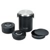 Lunch Jar 1500, Bento Box, Bowl, Vacuum Sealed, Stainless Steel, Insulated, Black, Home Label, HB-5668