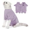 Breathable Pet Jumpsuit Anti-licking Cat Suit Vest Cat Recovery Suit  Help Recovery
