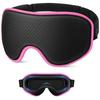 Sleep Mask 3D Breathable Blackout Soft Comfortable Eye Mask Adjustable Strap Unisex Eye Mask For Sleep Break Travel New 2026