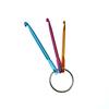 (Nikita) 3pcs Mixed Aluminum Crochet Hook Knitting Knit Needle Weave Yarn DIY Tool Set