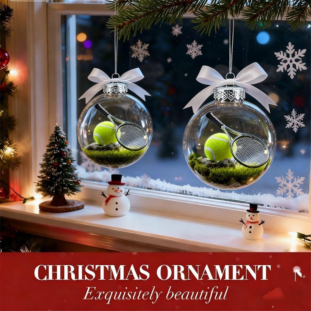 6cm Christmas Tree Decoration Balls 3D Plastic Ball Sports Holiday Ornament Christmas Decorations