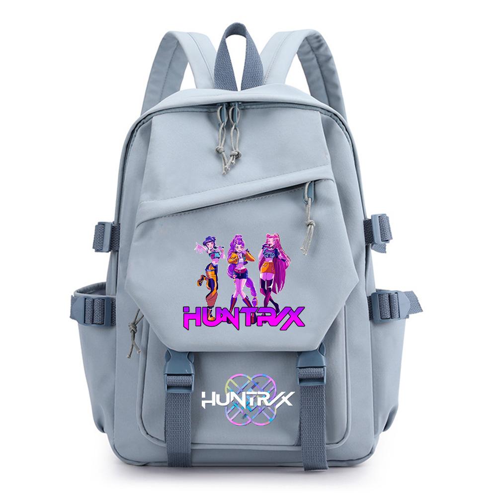 Аниме Мультфильм K-Pop Охотники на демонов Печатный рюкзак для подростка Детей Ученика Школьная сумка Девочка Ребенок Подарок Женщин Большая вместимость Водонепроницаемая Дорожная сумка
