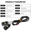 2pcs Car Auto Motorcycle License Plate Lamp Tail Number Universal Screw Bolt Light 12V SMD 5630 Fog Driving Light White LED