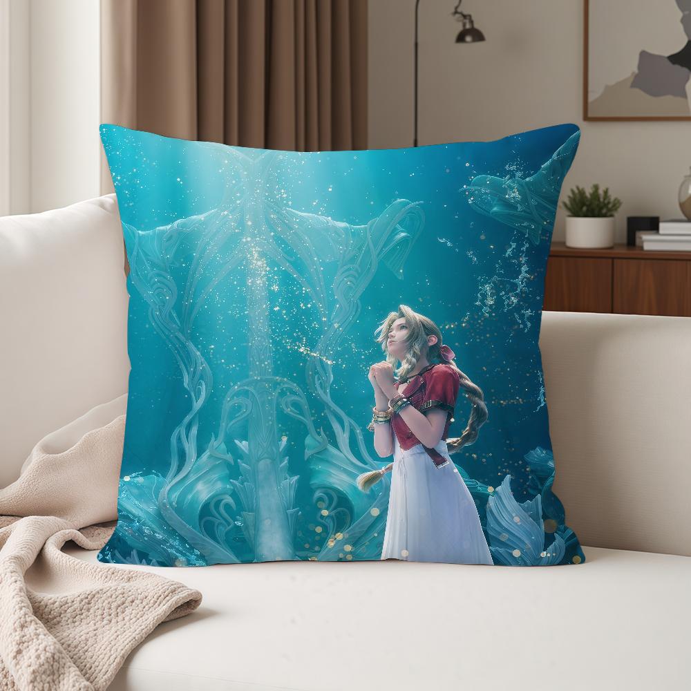 Games Ffinal Ffantasy Pillow Case Suitable For Bedrooms Living Rooms Cars Home Decoration