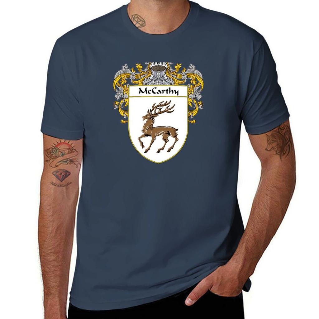 Mccarthy Coat Of Armsfamily Crest Tshirt Halloween Casual Tshirt