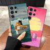 Funda Phone Cover Case for Samsung Galaxy S26 Ultra S21 FE S25 Plus Note 20 8 9 10 S24 S23 S20 Ultra S10 S9 Cute Cartoon Cat