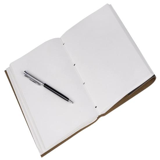 Кожаный ежедневник, блокнот ручной работы в кожаном переплете для мужчин и женщин 20,32 x 15,24 см, подарок для любого