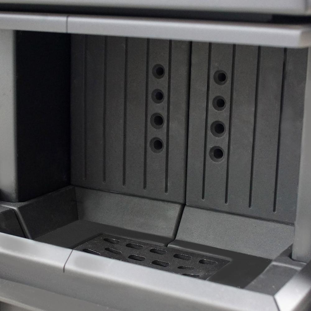 Steel fireplace KRATKI NBC 680/280 left right 7 kW Ø 160