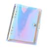 Leaf Pouch Waterproof Notebook Binder Binder Pockets Cash Envelope Savings Binder Zipper Folders