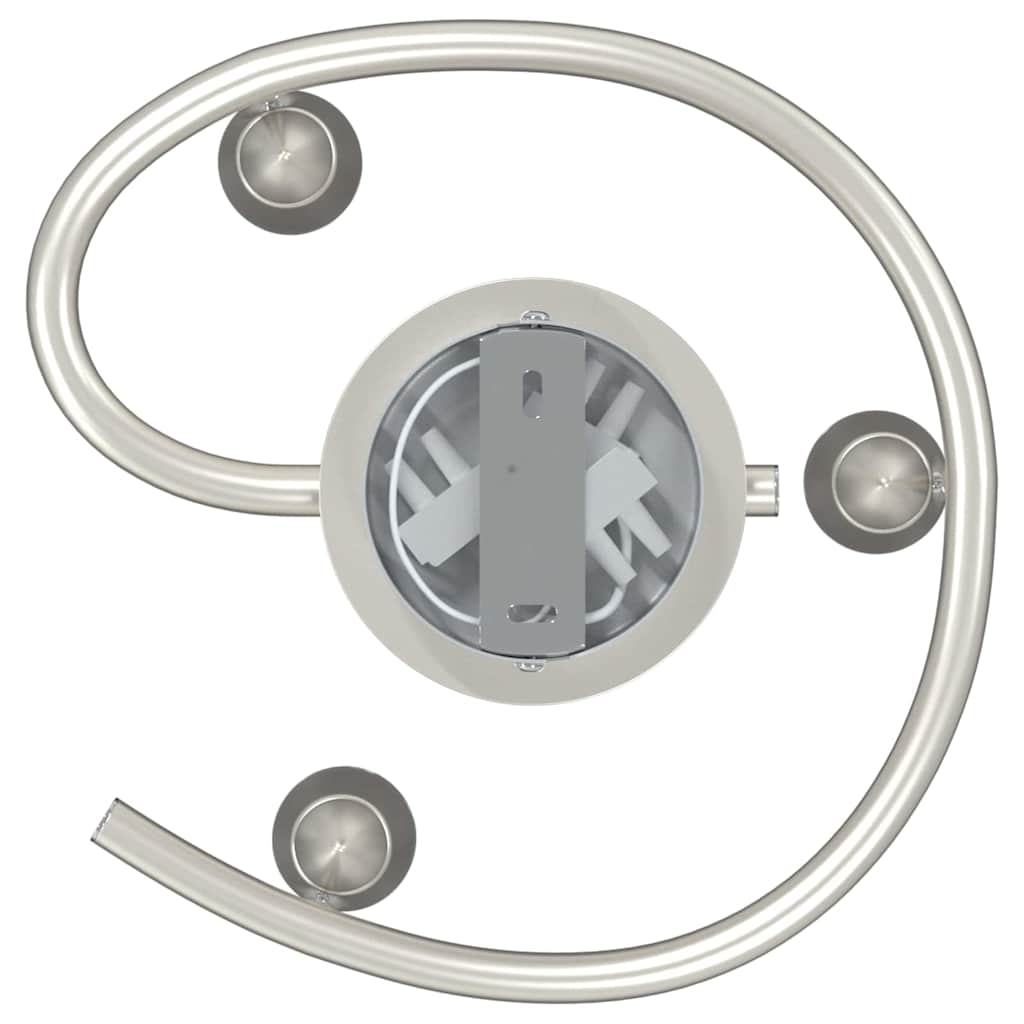 Ceiling Spotlight with Spotlights Nickel 24 x 22 x 12.5 cm Metal
