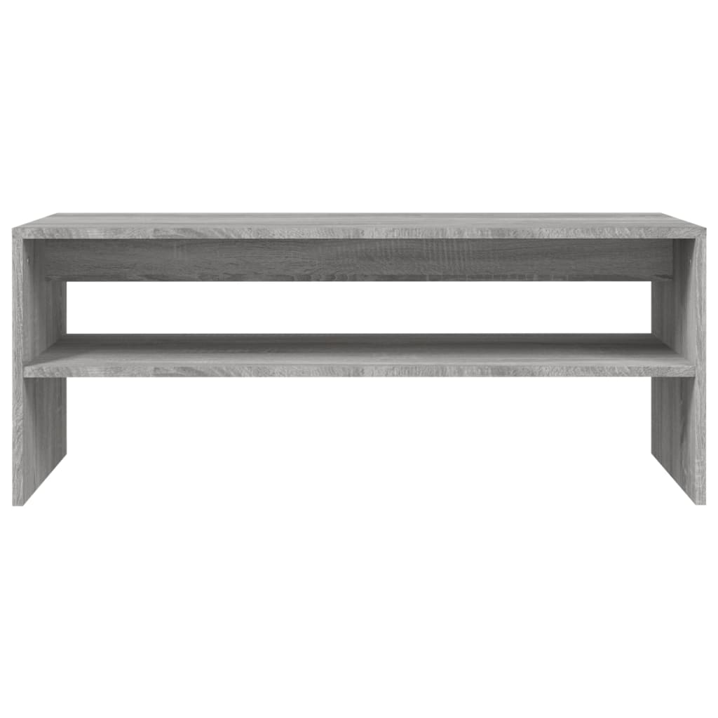 Coffee Table Gray Sonoma 100x40x40 cm Particleboard