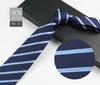 Men'S Tie Business Shirt, Striped Security Professional Dress Plus Logo8Cm Hand-Typed
