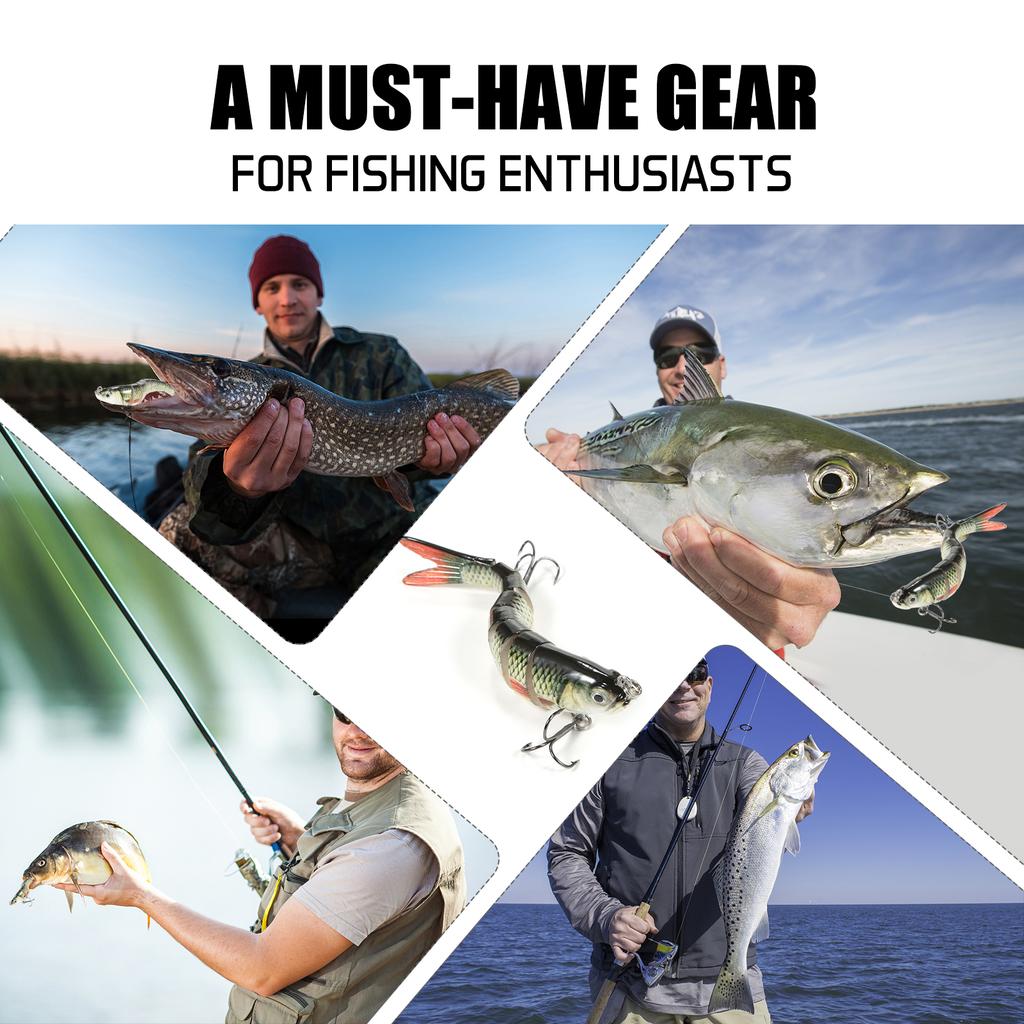 TARUOR 140 мм мульти шарнирная приманка для плавания, реалистичная 8-сегментная рыболовная приманка для плавания гольяна, искусственные приманки