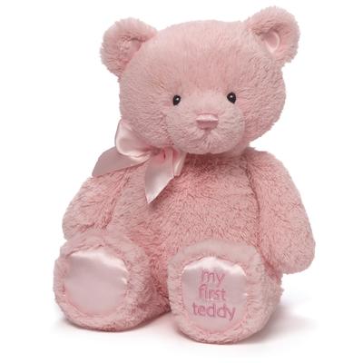 GUND Мой первый мишка 6048623 Медведь, Розовый, Средний,
