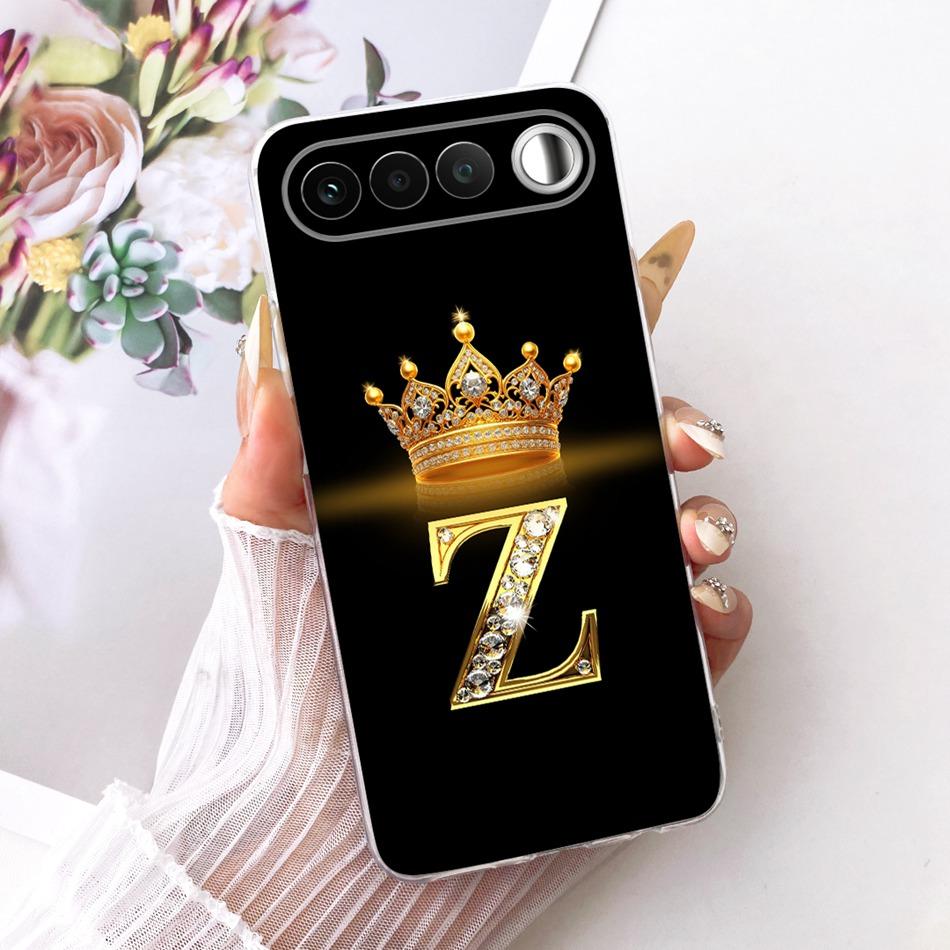 Для Realme 16 RMX5171 2026 Модный чехол для телефона с буквой-короной Для Realme 16 5G Мягкие силиконовые TPU чехлы