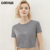 Новый стиль, футболка с короткими рукавами, женская футболка из мерсеризованного хлопка из чистого хлопка, женская летняя одежда