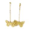 Les Trésors De Lily [M6913] - Позолоченные серьги «Papillons Lumière»