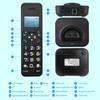 D1102B Cordless Phone with Answering Machine Caller IDCall Waiting 1.6 Inch Backlight LCD 3 Lines