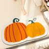 Halloween Pumpkin Bathroom Floor Mat Bathroom Door Suction Quick-drying Mat Household Toilet Door Cushion