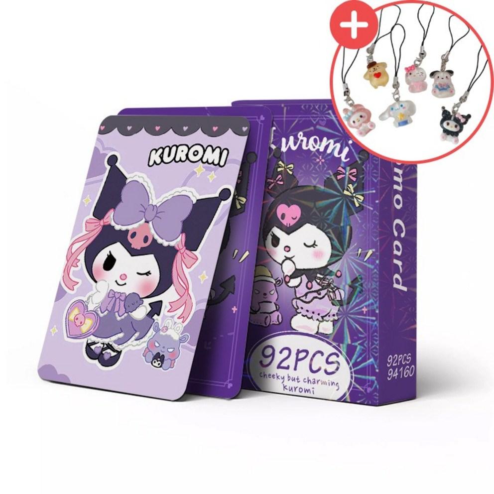 Hagojaebi HGJB Sanrio 92 вида товаров с фотокарточками, наклейка с фотокарточкой персонажа, Куроми 1, 1 штука