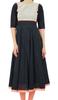 Bimba Женское дизайнерское расклешенное платье Anarkali из хлопка Kurta Chic Custom Kurti Long