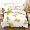 Yellow Duck Bedding Set Single Twin Full Queen King Size Little Duck Bed Set Aldult Boys Bedroom Duvet Cover Sets 3D Print