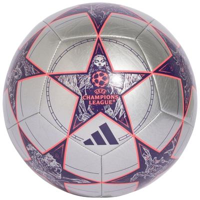 Клубный мяч adidas Лиги чемпионов УЕФА, унисекс, серебряный Футбольный мяч