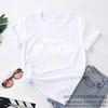 Directed By Tim Burton T-shirt Women Harajuku Summer Letter Print Classic T Shirt Casual Short Sleeve O-neck Women's T-shirt
