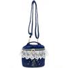 Moomin Lace Velor 2way Vanity Bag Hoshi Navy &