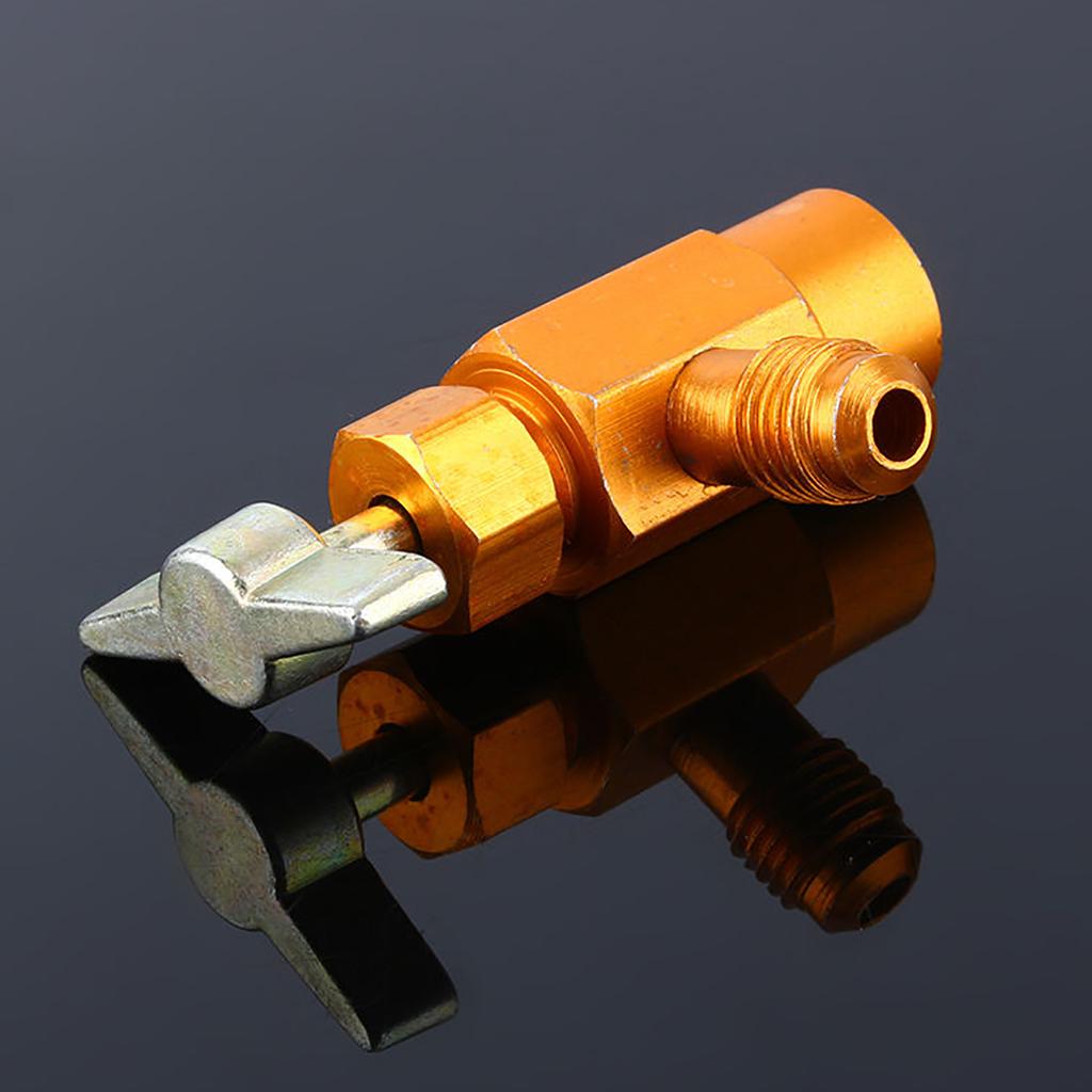 Кран хладагента AC R-134a, 1 шт., банка для раздачи 1/2 дюйма, клапан с резьбой ACME, резьба M16