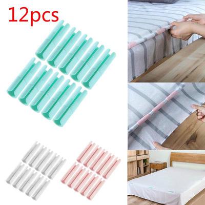 12 шт./лот Домашние одеяла Зажим для простыни Фиксирующий Противоскользящий зажим Держатель для фиксаторов покрывала KTY
