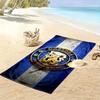Chelsea F Print Beach Towel, Large Soft Quick Dry Towel for Beach Camping Swimming