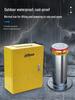 Dahua Automatic Hydraulic Lifting Bollard – Stainless Steel Anti-collision Pole for Traffic Control and School Parking.