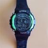 Мужские водонепроницаемые светящиеся наручные часы-будильник для бега