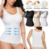 Женский бесшовный майка-топ Корректирующий ками-жилет с встроенным бюстгальтером на полке Контроль живота Камисоль Нижняя майка Формирующее белье