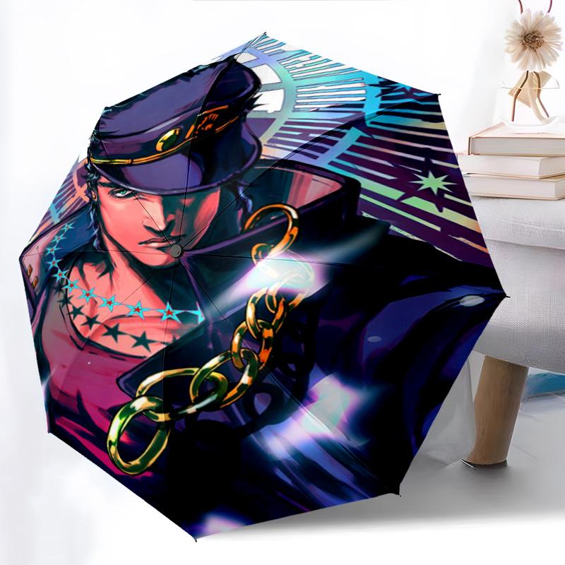 Jojo's Bizarre Adventure: Stone Queen Folding umbrella Umbrella durable Three folds Sun umbrella outdoor